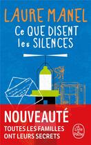 Couverture du livre « Ce que disent les silences » de Laure Manel aux éditions Le Livre De Poche