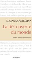 Couverture du livre « La découverte du monde » de Luciana Castellina aux éditions Actes Sud