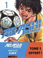 Couverture du livre « Ao Ashi, playmaker Tome 2 » de Yugo Kobayashi et Naohiko Ueno aux éditions Mangetsu