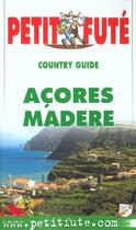 Couverture du livre « Acores madere 2002, le petit fute » de Collectif Petit Fute aux éditions Le Petit Fute