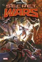 Couverture du livre « Secret wars » de Jonathan Hickman et Esad Ribic aux éditions Panini