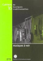 Couverture du livre « MUSIQUES A VOIR » de Laurent Aubert aux éditions Georg