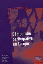 Couverture du livre « Démocratie participative en Europe » de Robert Boure aux éditions Pu Du Midi