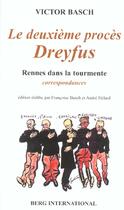 Couverture du livre « Deuxieme Proces Dreyfus (Le) » de Berg International B aux éditions Berg International