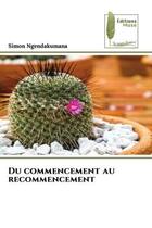 Couverture du livre « Du commencement au recommencement » de Ngendakumana Simon aux éditions Muse