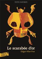Couverture du livre « Le scarabée d'or » de Edgar Allan Poe aux éditions Gallimard-jeunesse