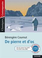 Couverture du livre « De pierre et d'os » de Berengere Cournut aux éditions Magnard