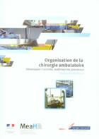 Couverture du livre « Organisation de la chirurgie ambulatoire dans les hôpitaux ; développer l'activité, maîtriser les processus » de Jean Massot aux éditions Berger-levrault