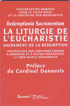Couverture du livre « Liturgie de l'eucharistie » de Vatican aux éditions Salvator