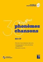 Couverture du livre « 30 phonemes en 30 chansons + cd-rom » de Martin/Tresallet aux éditions Retz