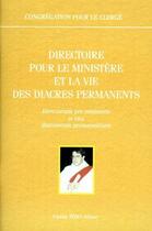Couverture du livre « Direction pour le ministère et la vie des diacres permanents » de  aux éditions Tequi