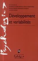 Couverture du livre « Développement et variabilités » de  aux éditions Pu De Rennes