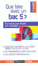 Couverture du livre « Que faire avec un bac s ? » de Pascal Fitzner aux éditions Studyrama