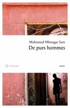 Couverture du livre « De purs hommes » de Mohamed Mbougar Sarr aux éditions Philippe Rey