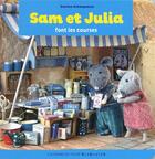 Couverture du livre « Sam et Julia font les courses » de Karina Schaapman et Eddo Hartmann aux éditions Gallimard Jeunesse Giboulees