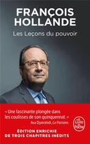 Couverture du livre « Les leçons du pouvoir » de François Hollande aux éditions Le Livre De Poche