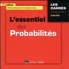 Couverture du livre « L'essentiel des probabilités » de Armelle Mathe aux éditions Gualino