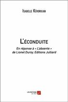 Couverture du livre « L'éconduite ; en réponse à 