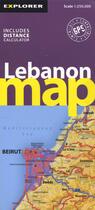 Couverture du livre « **lebanon road map » de  aux éditions Explorer