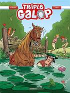 Couverture du livre « Triple galop Tome 3 » de Benoit Du Peloux aux éditions Bamboo