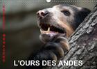 Couverture du livre « L ours des andes especes menacees calendrier mural 2018 din - sur la piste de l ours des and » de Henry P aux éditions Calvendo