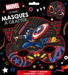 Couverture du livre « Les ateliers Disney : Marvel ; masques à gratter » de Disney aux éditions Disney Hachette