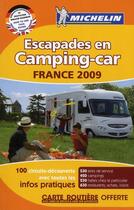 Couverture du livre « Guide camping car France 2009 » de Collectif Michelin aux éditions Michelin