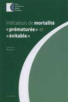 Couverture du livre « Indicateurs de mortalite 