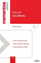 Couverture du livre « Droit civil ; les biens (5e édition) » de Patrick Courbe aux éditions Dalloz