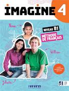 Couverture du livre « Imagine 4 - niv. B1 - Livre + livre numérique » de Didier aux éditions Didier