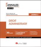 Couverture du livre « Droit administratif ; licence 2 » de Delphine Pollet-Panoussis aux éditions Gualino
