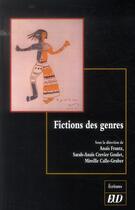 Couverture du livre « Fictions des genres » de Frantz /Crevier aux éditions Pu De Dijon