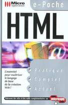 Couverture du livre « Html » de Claude Bernardini aux éditions Micro Application