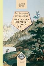 Couverture du livre « De la montagne-chaos à l'Eden alpestre : des écrivains par monts et par vaux » de Maurice Boyer aux éditions Editions Des Regionalismes