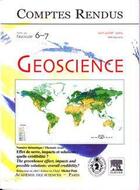 Couverture du livre « Comptes rendus academie des sciences, geoscience, t.335, fascicule 6-7, juinjuillet 2003 : effet de se » de  aux éditions Elsevier