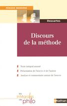 Couverture du livre « Discours de la méthode » de Rene Descartes aux éditions Nathan