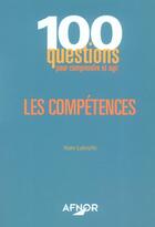 Couverture du livre « Les competences » de Alain Labruffe aux éditions Afnor