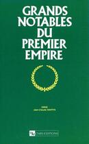 Couverture du livre « Grands notables 1er empire orne 25 » de  aux éditions Cnrs