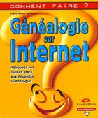 Couverture du livre « Genealogie Sur Internet » de Pierre-Valéry Archassal aux éditions Campuspress