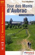 Couverture du livre « Tour des Monts Aubrac ; 12-15-48 -GR - 616 (édition 2011) » de  aux éditions Ffrp