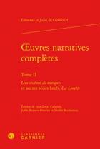 Couverture du livre « Oeuvres narratives complètes t.2 ; 