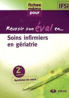 Couverture du livre « Soins infirmiers en gériatrie (2e édition) » de  aux éditions Vuibert