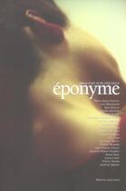 Couverture du livre « Eponyme n 2 printemps 2006 » de  aux éditions Joca Seria