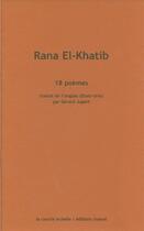 Couverture du livre « 18 poèmes de Rana El-Khatib » de Rana El-Khatib aux éditions La Courte Echelle / Transit