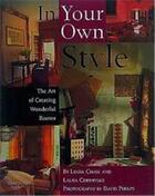 Couverture du livre « In your own style (paperback) » de Chase Linda & Cerwin aux éditions Thames & Hudson