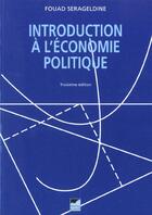 Couverture du livre « Introduction A L'Economie Politique » de Serageldine Fouad aux éditions Delachaux & Niestle