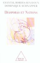 Couverture du livre « Diasporas et nations » de Bordes-Benayoun aux éditions Odile Jacob