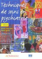 Couverture du livre « Techniques de soins en psychiatrie 2eme edition (2e édition) » de Ouharzoune aux éditions Lamarre