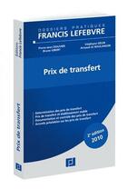 Couverture du livre « Prix de transfert (2e édition) » de  aux éditions Lefebvre