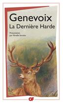 Couverture du livre « La derniere harde » de Maurice Genevoix aux éditions Flammarion